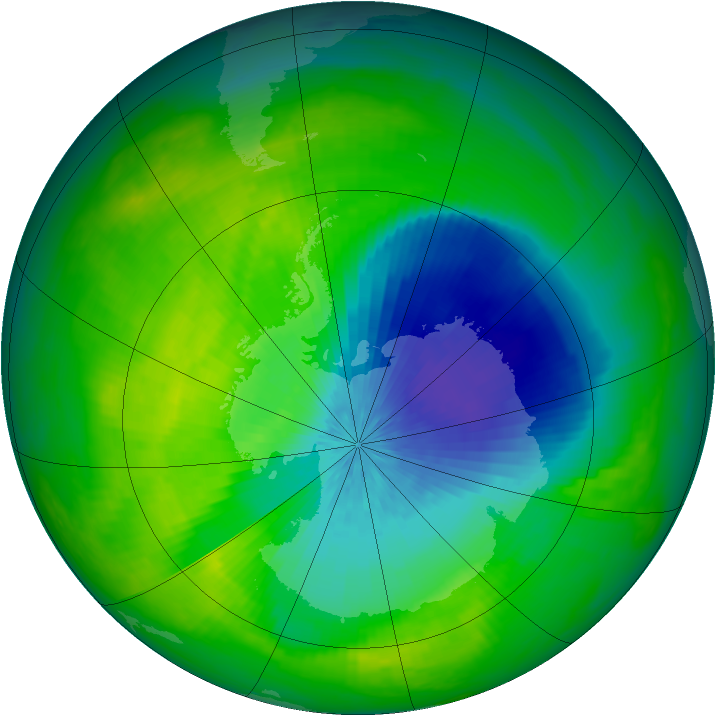 Ozone Map 2002-10-05
